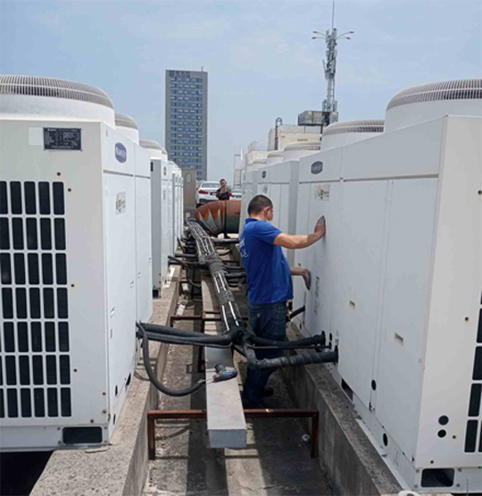 镇康中央空调制热和不制冷系统维修方法